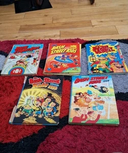 Job Lot, The Bash Street Kids Annuals × 5, 1990-4, Get Them All Next Day Deliver - Picture 1 of 19