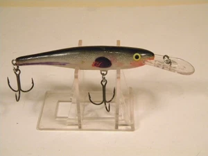 Rapala Minnow Rap Silver 3 1/2" wood crankbait lure - Picture 1 of 3