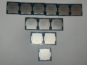 Lot of 12 Intel i5 7th gen Cpus, 6x 7100, 3x 7400T, 1x 7500, 2x 7500T TESTED - Picture 1 of 1