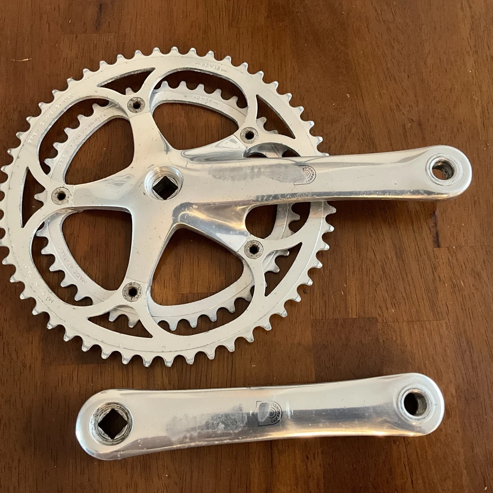 Vintage Campagnolo Crankset – 170mm – 53/42 Chainrings – Silver Alloy – Used - Image 1 of 4