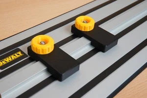 Dewalt Guide Rail Limit Stops - Pair of 2 for Dewalt Track Saw Guide Rails - Picture 1 of 4