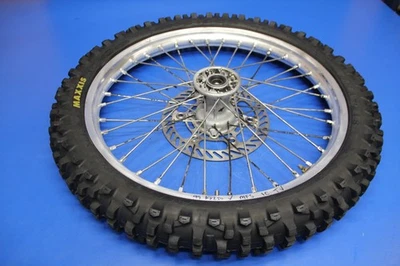 1999 99-02 KX250 KX125 Front Wheel Rim Center Spokes Hub Spindle Rotor Tire - Image 1 of 4