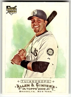 2009 Topps Allen & Ginter #74 Matt Tuiasosopo Seattle Mariners Baseball - Image 1 of 2