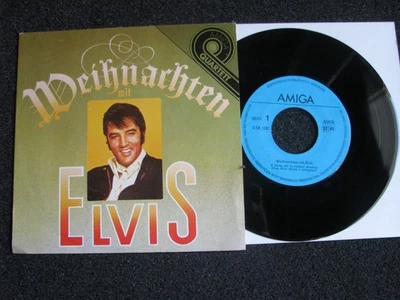 Elvis Presley-Weihnachten mit Elvis 7" Vinyl-1988 East Germany DDR-Amiga 556 190 - Bild 1 von 2
