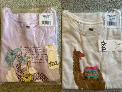 NWT  14 Tea Collection  girls T Shirt Lot Of 2 - Image 1 of 4