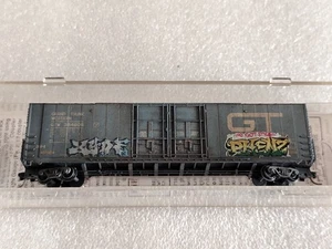 N scale Micro trains line GT 60ft boxcar wagon custom - Picture 1 of 17