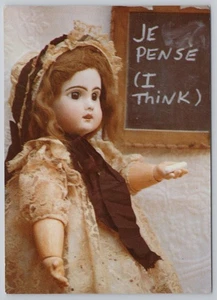 Muñeca Jumeau Lección Francesa Emile Jumeau 1985 Helen Nolan Postal - Imagen 1 de 2