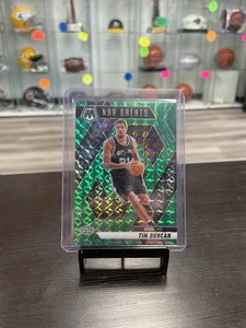 2024-25 Panini Mosaic Basket Tim Duncan NBA Greats Green Prizm #291 TK - Foto 1 di 2
