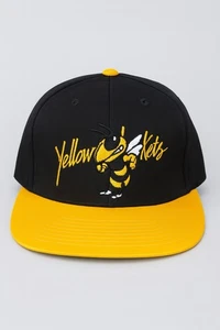 Vintage Georgia Tech Yellow Jackets 1990s Deadstock Snapback Hat/Cap - NWT - Picture 1 of 4