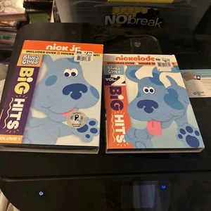 Blue's Clues Big Hits Volume 1 And 2 NEW with Slipcovers - Picture 1 of 2