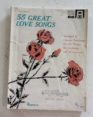 Song Book: All Organs 55 Great Love Songs Weddings All Occasions - Image 1 of 4