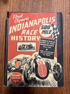 Floyd Clymer's Indianapolis 500 Mile Race History Book 1909 Deluxe Edition HC DJ - Picture 1 of 7