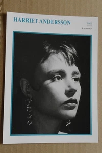 (S13) STARPORTRAITKARTE - Harriet Andersson - Picture 1 of 1