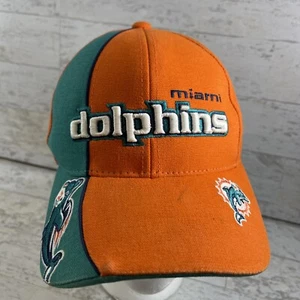 Miami Dolphins Reebok Proline Authentic NFL Old Logo Adjustable Hat Vintage - Picture 1 of 20
