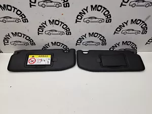2023 VAUXHALL CORSA F PAIR OF SUN VISORS IN BLACK LEFT & RIGHT OEM - Picture 1 of 11