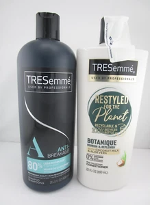 TRESemme Anti-Breakage SHAMPOO 28oz & Botanique Nourish CONDITIONER 22oz - NEW! - Picture 1 of 4