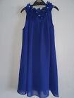 Star by Julian MacDonald - Girls blue party dress - flowers - 4-5 years - EXC