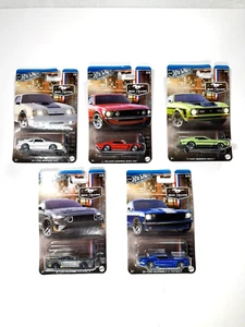 Hot Wheels Silver Series 60 anni Mustang tutte e 5 le auto set completo - Foto 1 di 17