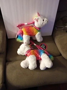 Rainbow Unicorn Purse With Zipper With Sequins Made By Poochie And Company - Picture 1 of 4
