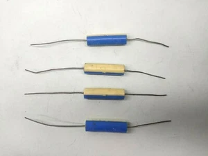 QUANTITY OF 4 VINTAGE DUBILIER TYPE 660 3000 pF 1500V CAPACITORS - Picture 1 of 2