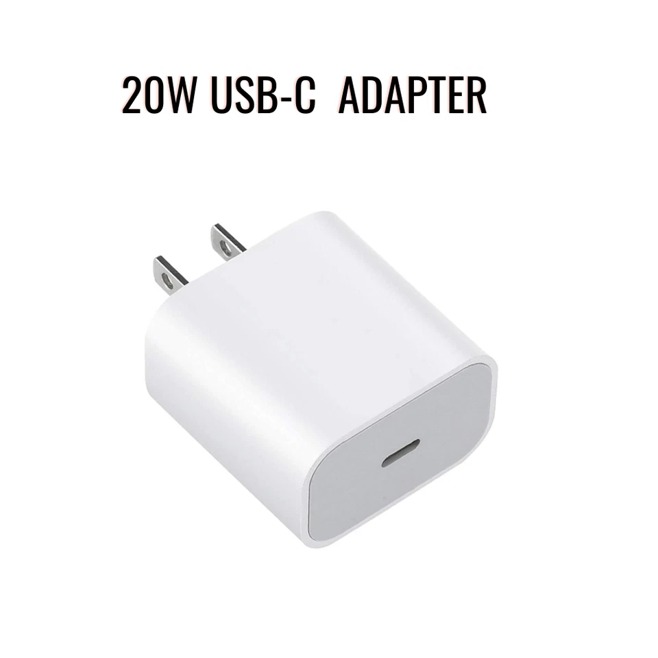 New For Apple iPhone iPad Fast Charger USB C Adapter Type C data Cable 20W PD - Image 1 of 4