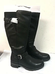 Botas de cuero de eje alto para mujer SOUL Naturalizer negras talla 7 - 0A_30 - Imagen 1 de 6