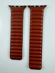 NOWY Oryginalny oryginalny skórzany link Apple Watch 38mm 40MM 41MM 42MM Umber Band SM - Zdjęcie 1 z 9