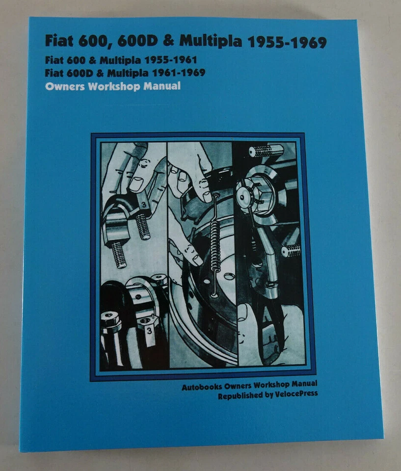 Repair Manual Fiat 600, 600 D + Multipla 1955 - 1969 - Image 1 of 1