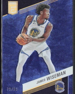 2022-23 Donruss Elite #91 James Wiseman Blue #/99 - Image 1 of 2