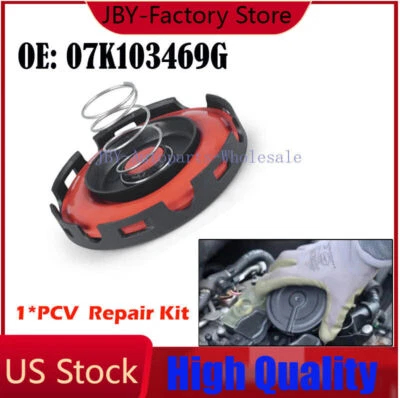 PCV Valve Diaphragm Repair Kit For VW Beetle Golf Jetta Rabbit 2.5L 07K103469G - Image 1 of 4