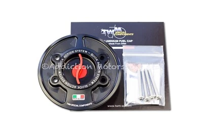 TWM Keyless Quick Release Action Red Fuel Cap for BMW S1000RR 2010-2025 - Image 1 of 2
