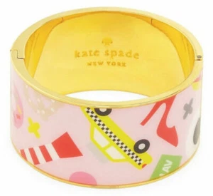 Brazalete Kate Spade New York Darcel con bisagras nuevo con etiquetas $148 - Imagen 1 de 12