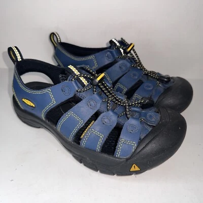 Sandalias de viaje Keen Newport impermeables XT 0906 azul amarillo senderismo para mujer talla 5 Foto 1 de 4