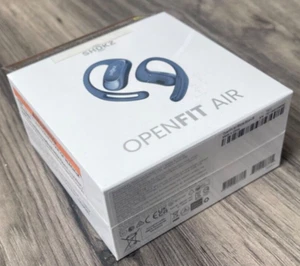 Shokz OpenFit Air Open-Ear True Wireless Earbuds Mic Stone x Blue Factory Sealed - Picture 1 of 4