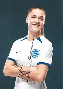 Jess Park Autograph England Lionesses Hand Signed "12x8" Photo Man City - Picture 1 of 1