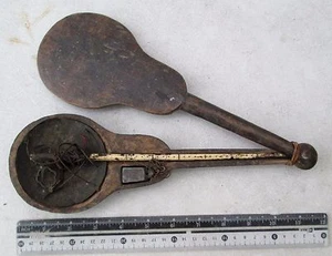  REALLY OLD  Lisu Hill Tribe Teak Opium Scale & Weight 19th Century - Picture 1 of 3