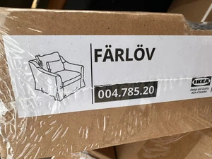 Ikea FARLOV Cover for Armchair Chair, Flodafors Gray 004.785.20 - NEW - Picture 1 of 6