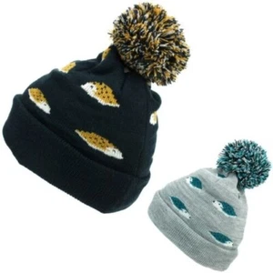 Kids Animal Bobble Beanie Hat Jiglz Knitted Cap Warm Pom Winter - Picture 1 of 7