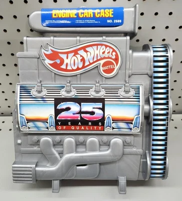 Hot Wheels 25yrs Of Quality Engine Hanging Case Holds 18 1:64 Cars  Never used - Image 1 of 4