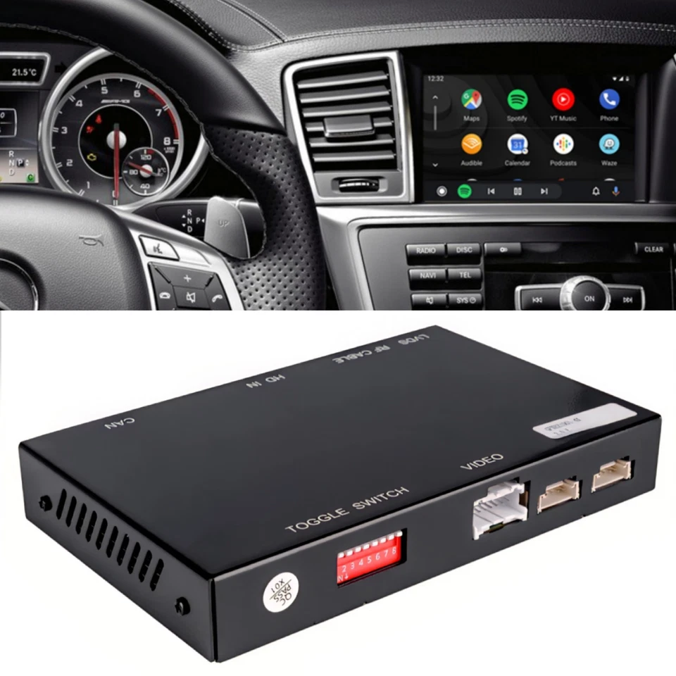 Kabelloses Apple CarPlay & Android Auto Modul für Mercedes NTG 4.5/4.7 C E 11-15 - Bild 1 von 4