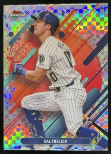 2025 Topps Finest Sal Frelick Rare X-Fractor Brewers #282 - Picture 1 of 2
