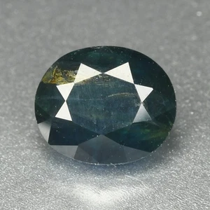 1.40 Ct Genuine Oval Cut 6.7 x 5.6 MM 100% Natural Blue Green Australia Sapphire - Foto 1 di 5