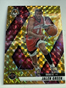 2024-25 Panini Mosaic - Jalen Green #131 Reactive Yellow Mosaic Prizm - Picture 1 of 2