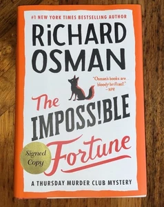 Richard Osman- The Impossible Fortune -Signed 1st/1st HC/DJ Unread - Picture 1 of 6