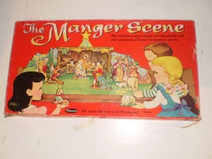 1959 Whitman Publishing Co. THE MANAGER SCENE Christmas Story in 17 pcs Nativity - Picture 1 of 2