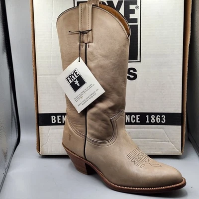 Botas de cuero vintage Frye 2304 para hombre talla 10.5D GRIS CIELO hechas en EE. UU. NUEVAS Foto 1 de 4