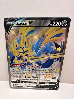 ZACIAN V (SHINY) SWSH292: SWORD & SHIELD PROMO CARDS HOLO 2023 POKEMON TCG - Image 1 of 4