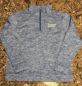 Storm Creek Michelin Raceway Road Atlanta Blue  1/4 Zip Pullover Large - Picture 1 of 9