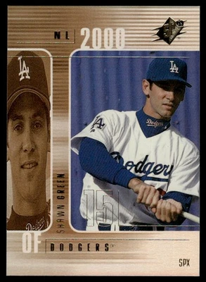 2000 SPx Shawn Green Los Angeles Dodgers #30 - Image 1 of 2
