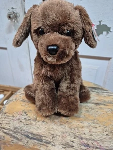 Ty Beanie Baby Classic Brown Harley Chocolate Labrador Dog Plush - Picture 1 of 14